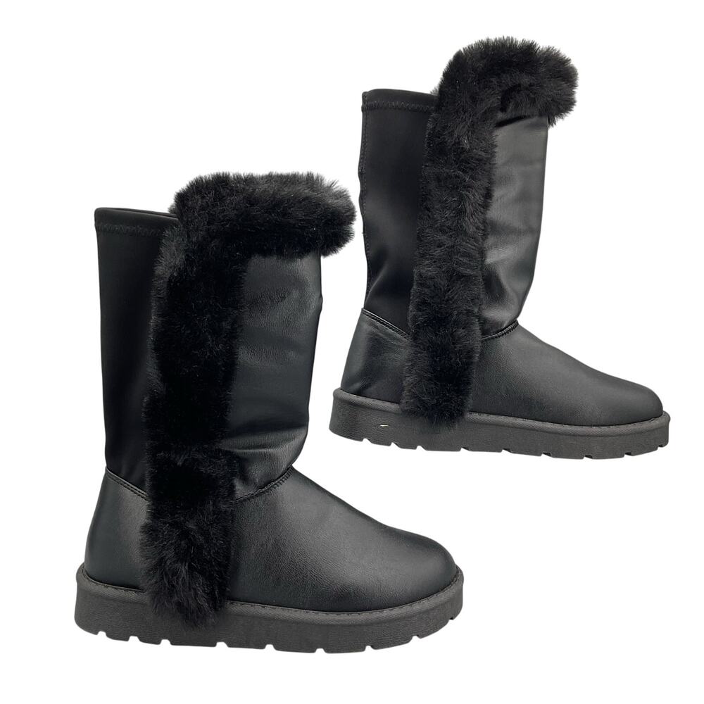 NEW Journee Collection Women’s Cleeo Winter Boots Black Size 7